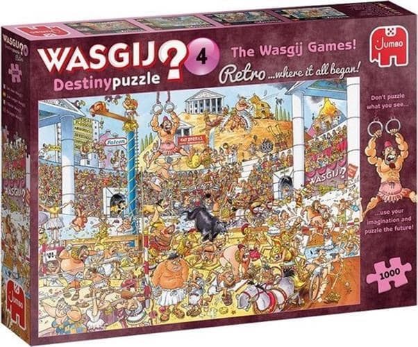 Wasgij Retro Destiny 4 - De Wasgij games (1000 Stukjes)