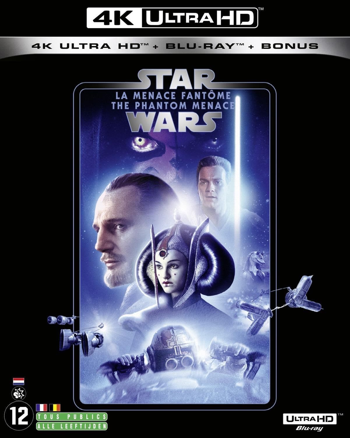 Star Wars Episode 1 - The Phantom Menace  (4K Ultra HD Blu-ray) (Import geen NL ondertiteling)