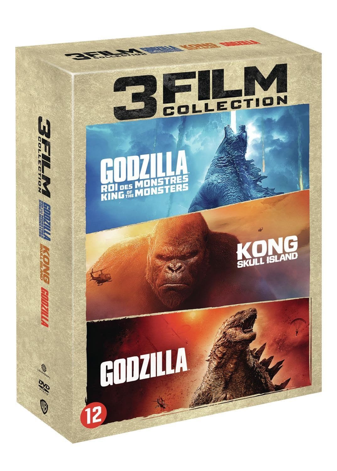Godzilla 1 & 2/ Kong (DVD)