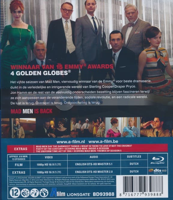 Mad men - Seizoen 5 (Blu-ray)