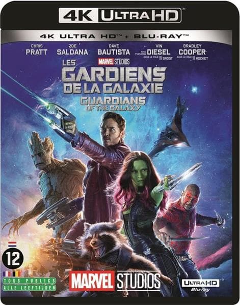 Guardians Of The Galaxy  (4K Ultra HD Blu-ray) (Import geen NL ondertiteling)