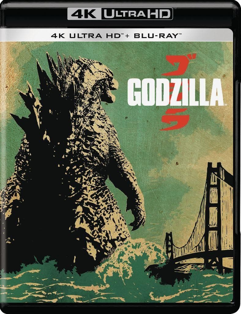 Godzilla  (DVD) (Steelbook) (4K Ultra HD Blu-ray)