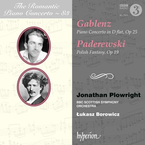 Jonathan Plowright, BBC Scottish Symphony Orchestra, Lukasz Borowicz - Piano Concerto In D Flat, Op 25 | Polish Fantasy, Op 19 (CD)