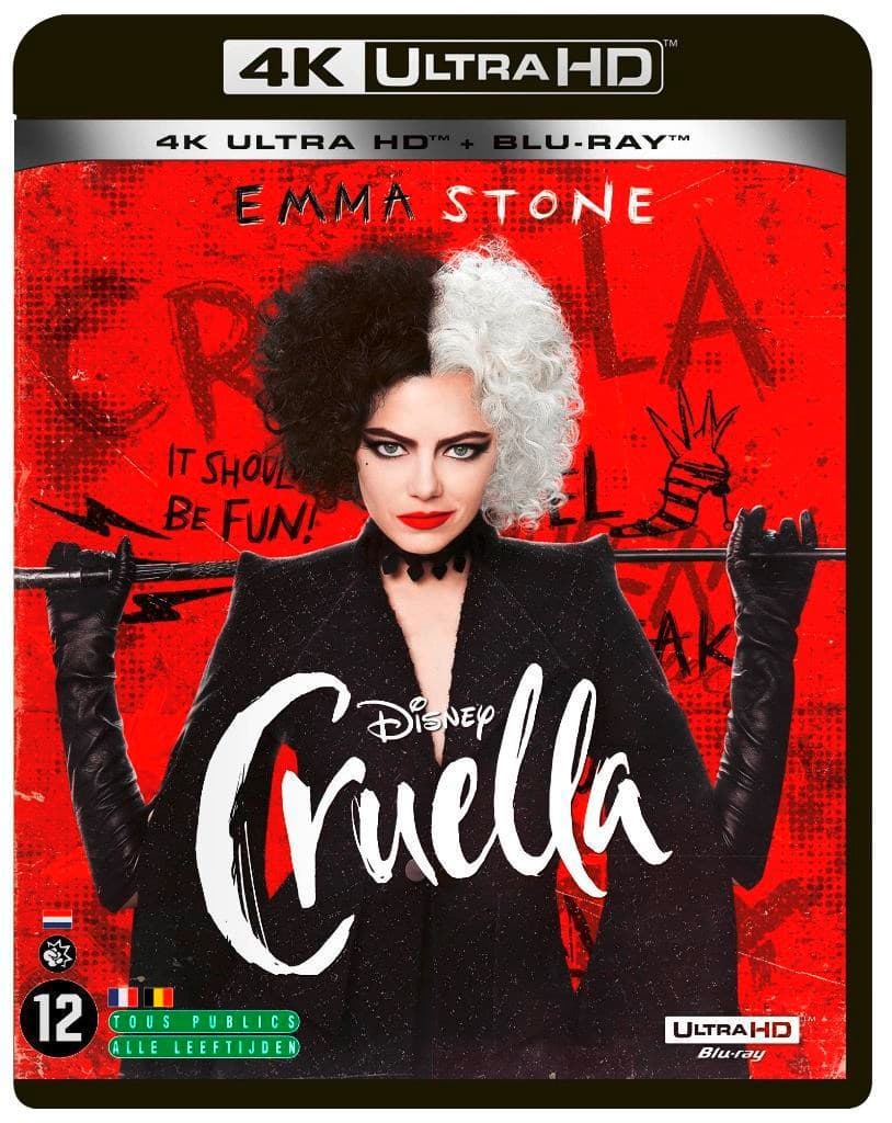 Cruella (4K Ultra HD Blu-ray)  (Import geen NL ondertiteling)