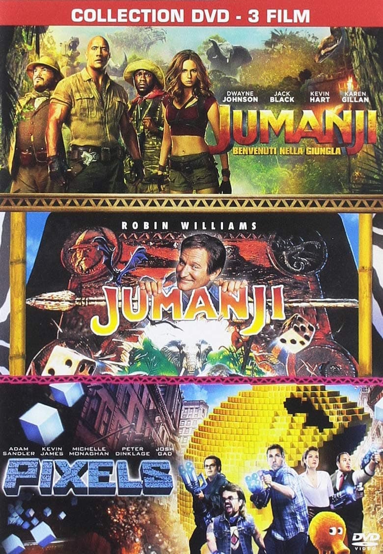 Jumanji / Jumanji: Benvenuti Nella Giungla / Pixels (3 Dvd) (Import)
