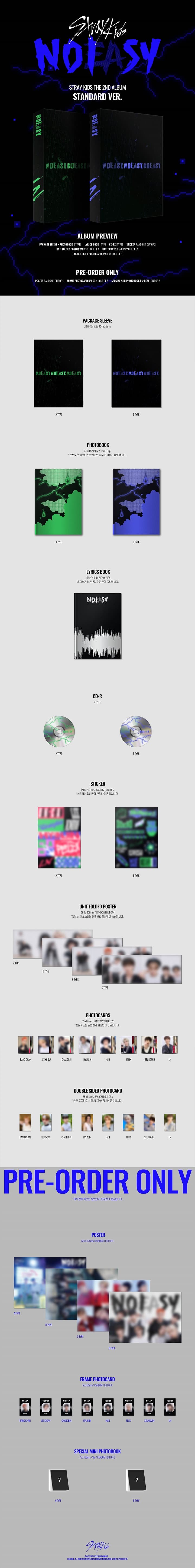 STRAY KIDS - Noeasy - Limited Edition