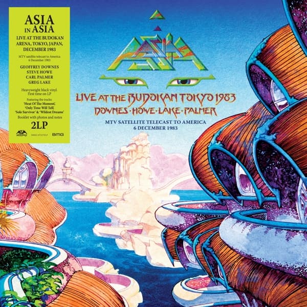 Asia - Live At The Budokan Tokyo 1983 (MTV Satellite Telecast To America 6 December 1983) (2 LP) (Remastered)