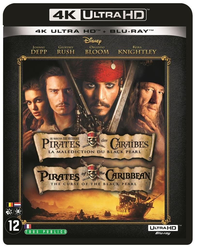 Pirates of The Caribbean - The Curse of The Black Pearl (4K Ultra HD Blu-ray)