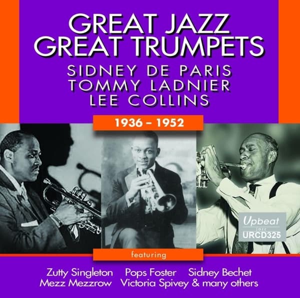 Sidney De Paris, Tommy Ladnier, Lee Collins - Great Jazz - Great Trumpets (CD)
