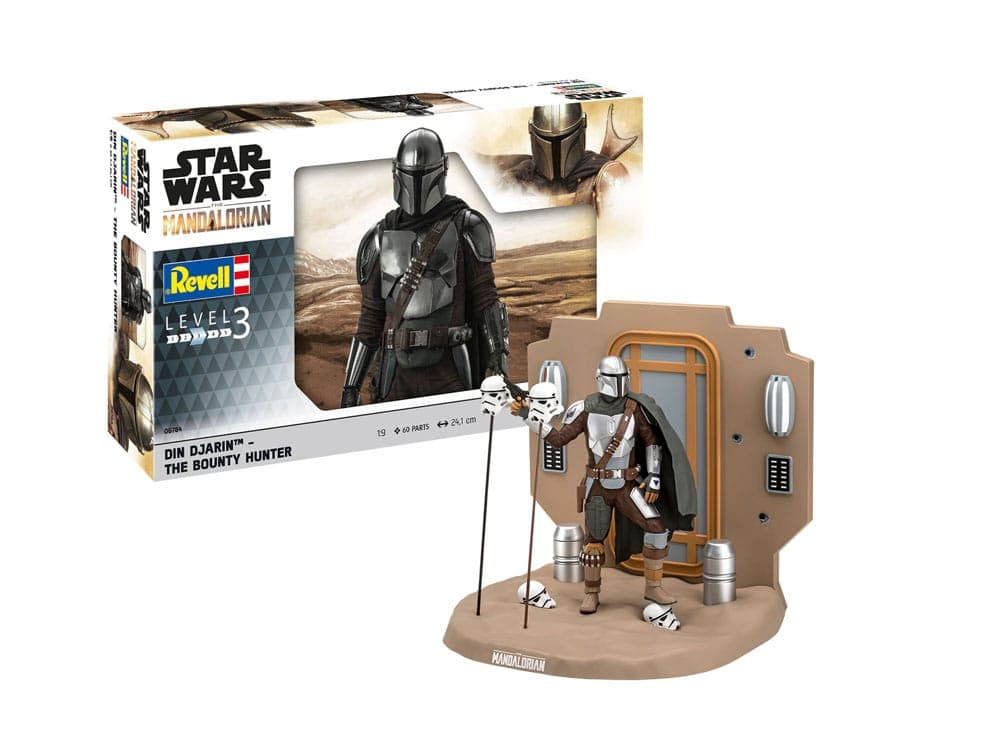 Revell Modelbouwpakket Star Wars - Din Djarin The Bounty Hunter The Mandalorian 1:9 - 60dlg.