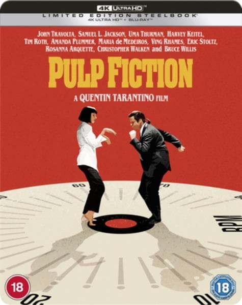 Pulp Fiction Steelbook 4k Ultra Hd + Blu-ray (Import)