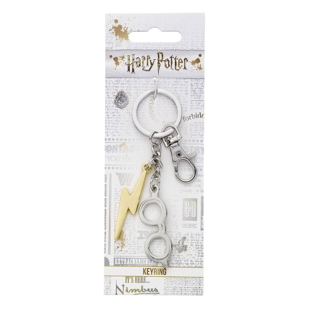 Harry Potter: Lightning Bolt & Glasses Keyring (portachiavi)