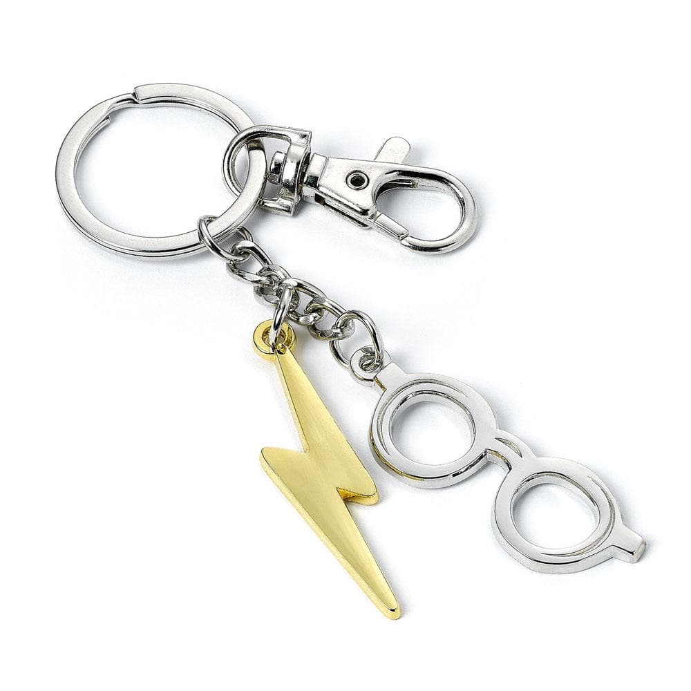 Harry Potter: Lightning Bolt & Glasses Keyring (portachiavi)