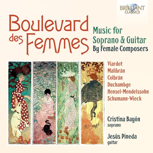 Cristina Bayón & Jesús Pineda - Music For Soprano & Guitar By Female Composers (CD)