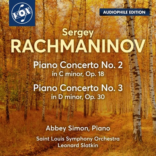 Abbey Simon, Saint Louis Symphony Orchestra, Leonard Slatkin - Rachmaninov: Piano Concerto No. 2 In C Minor, Op. 18| Piano Concerto No.3 (CD) (Remastered)