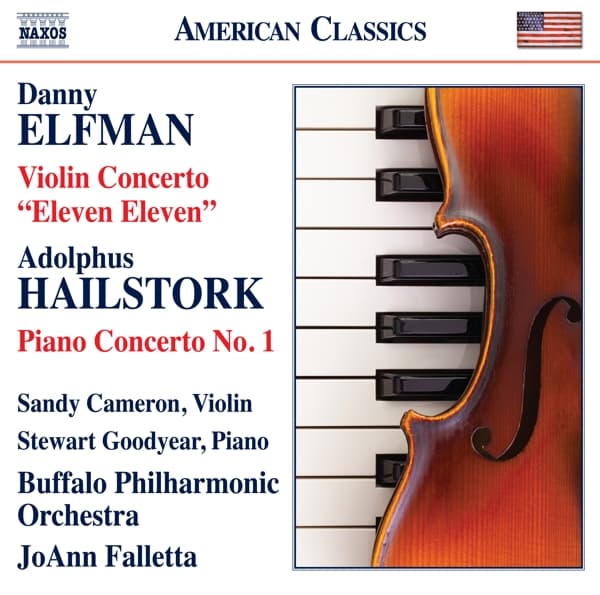 Sandy Cameron, Stewart Goodyear, Buffalo Philharmonic Orchestra, JoAnn Falletta - Elfman: Violin Concerto Eleven Eleven | Hailstork: Piano Concerto (CD)