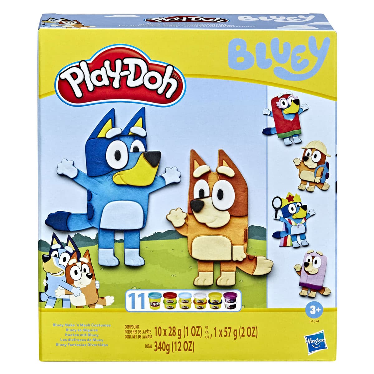 Play Doh  Bluey Make N Mash Costumes Toys