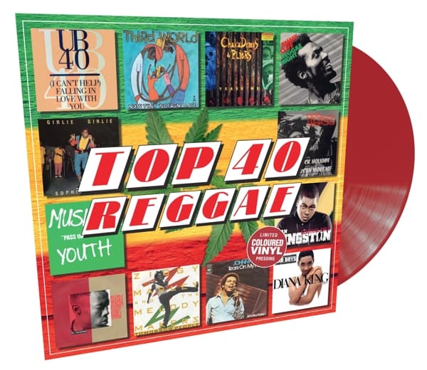 Various Artists - Top 40 Reggae (LP) (Coloured Vinyl) (Limited Edition)