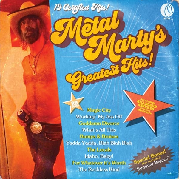 Metal Marty Chandler - Metal Marty's Greatest Hits (LP) (Limited Deluxe Edition) (Coloured Vinyl)