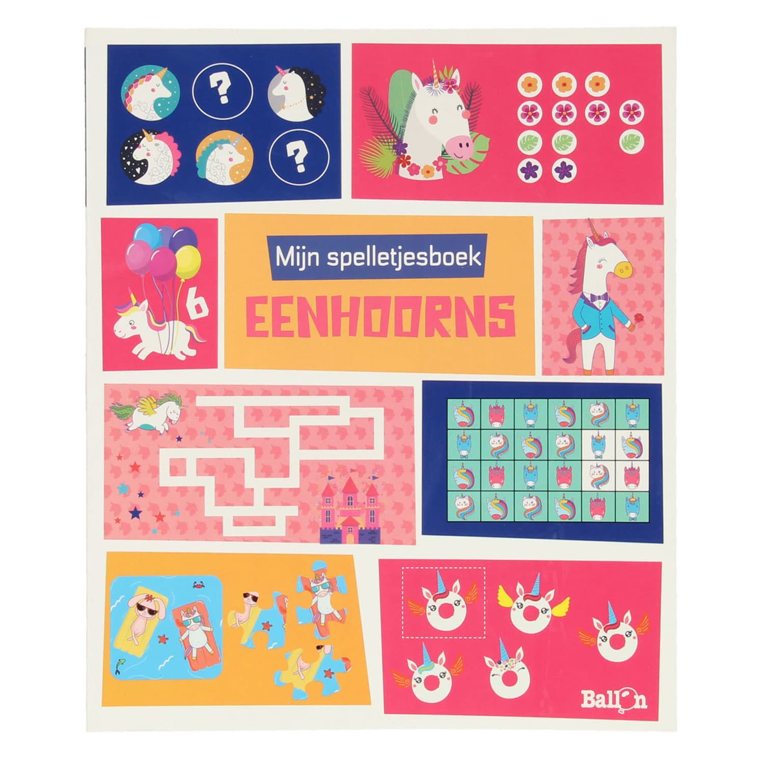 Mijn Spelletjesboek Eenhoorns