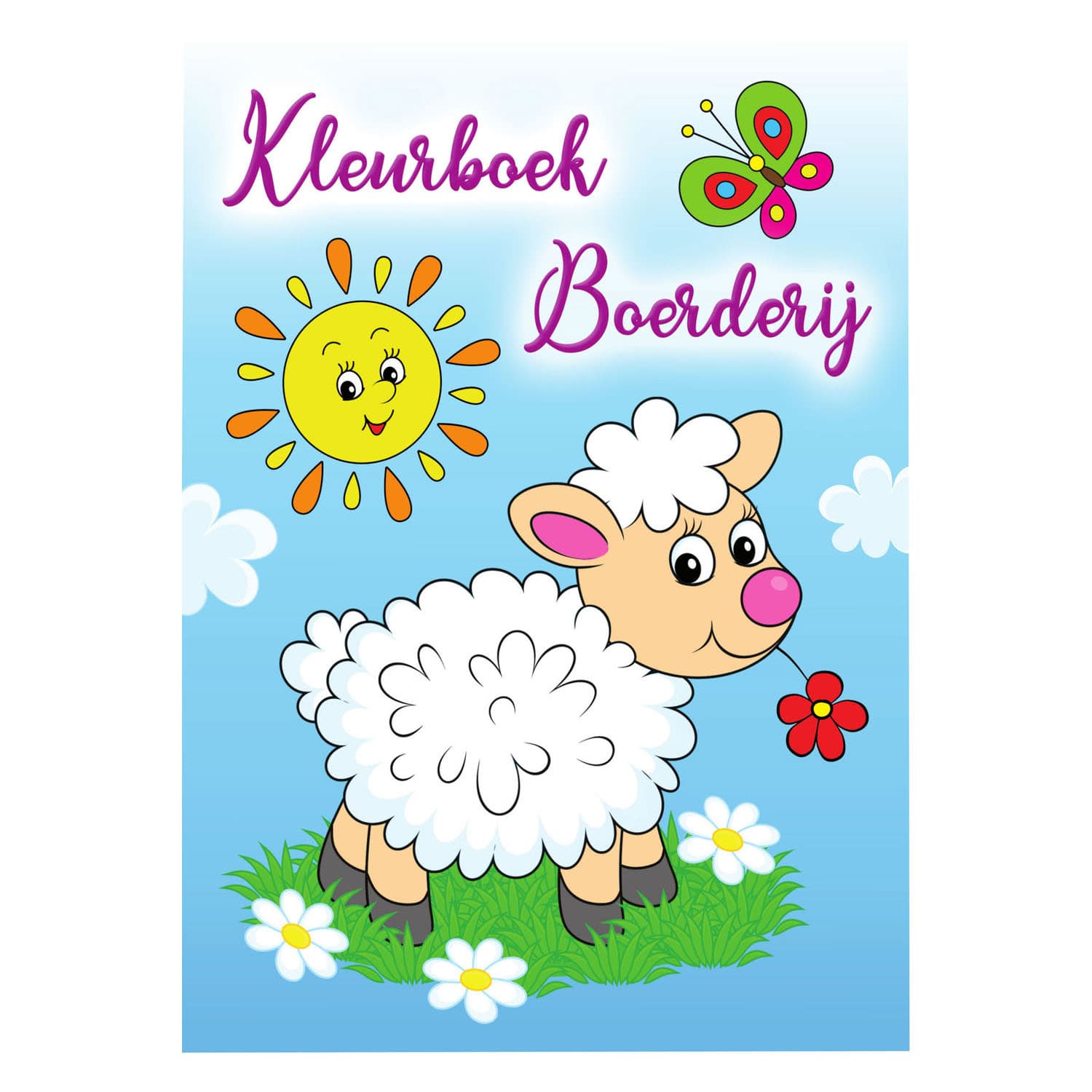 Kleurboek Boerderij, 96 pagina's