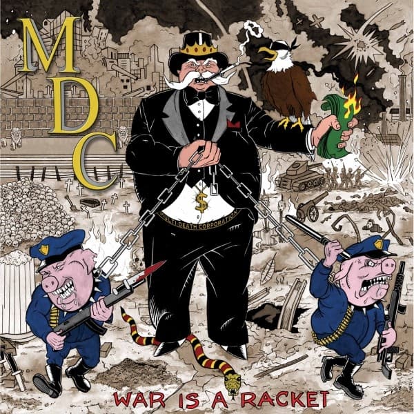 M.D.C. - War Is A Racket (LP) (Coloured Vinyl)
