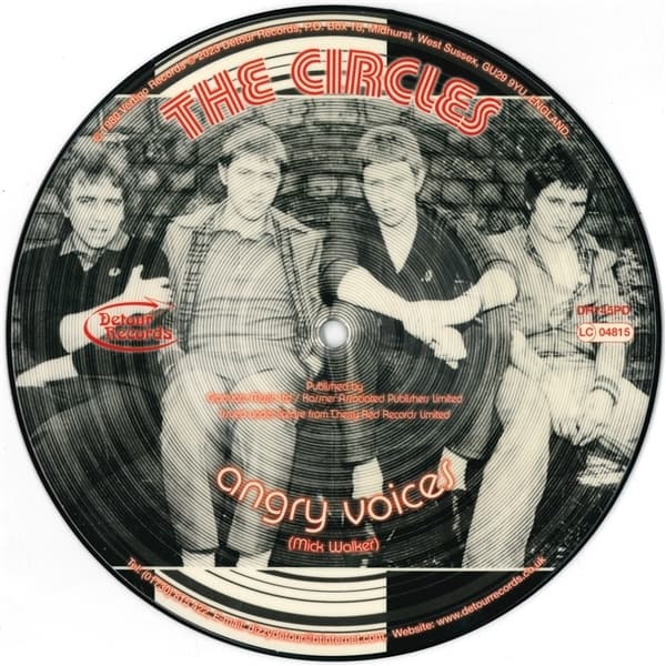 The Circles - Angry Voices (7" Single) (Picture Disc)