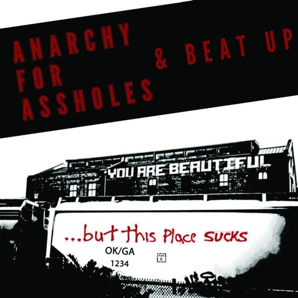 Anarchy For Assholes & Beat Up - You Are Beautiful ... But This Place Sucks (LP)