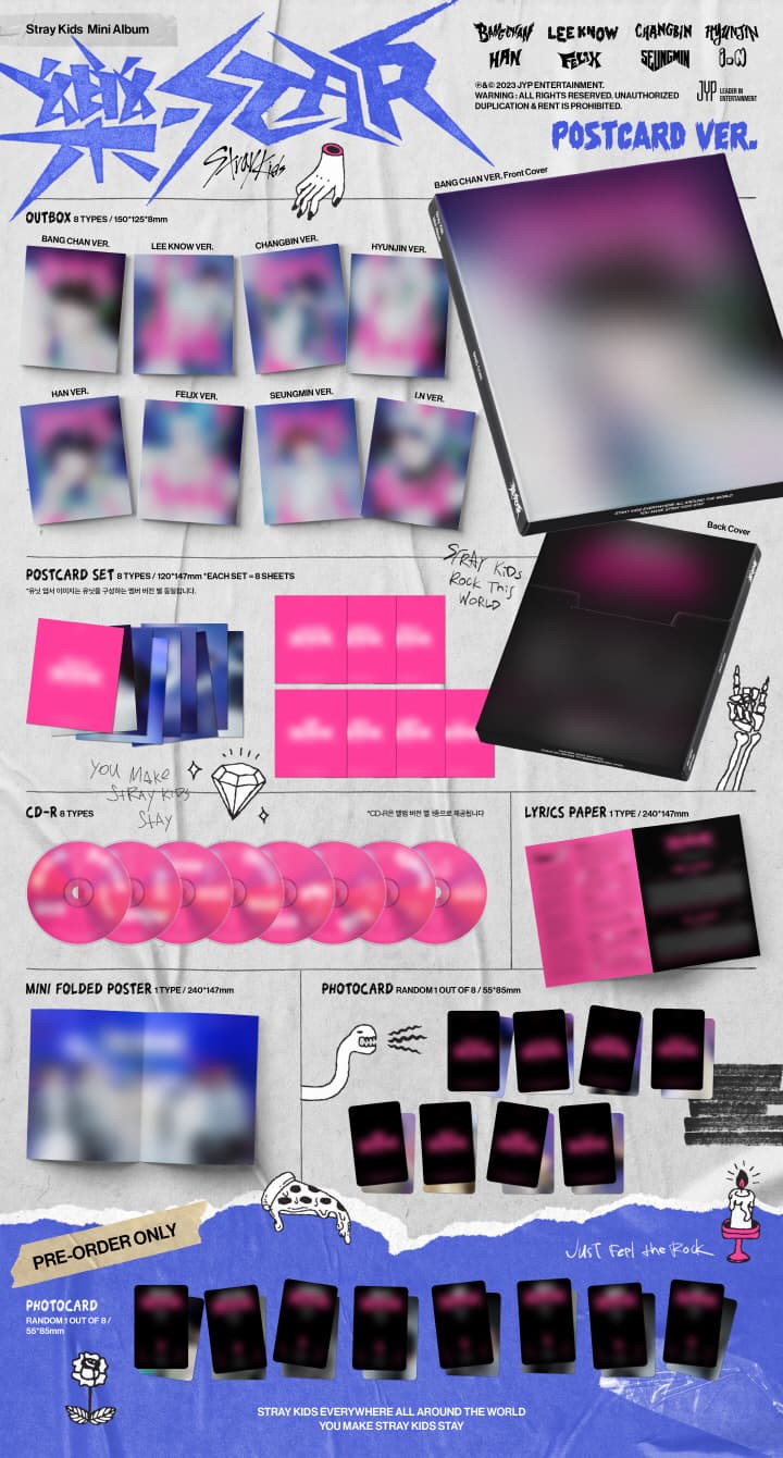 Stray Kids - (Rock)-Star (Postcard Ver.)