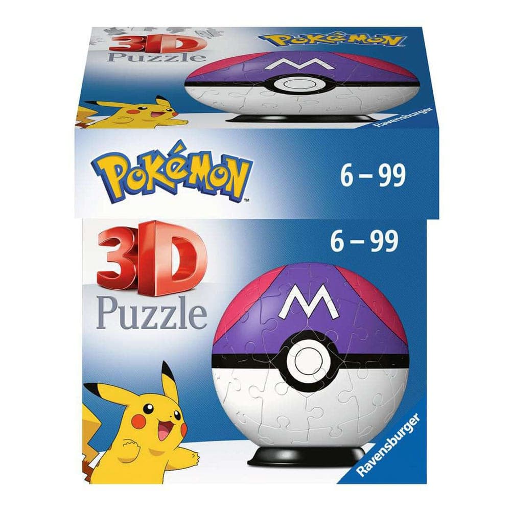 Ravensburger Pokemon Masterball 3D Puzzel, 54st.