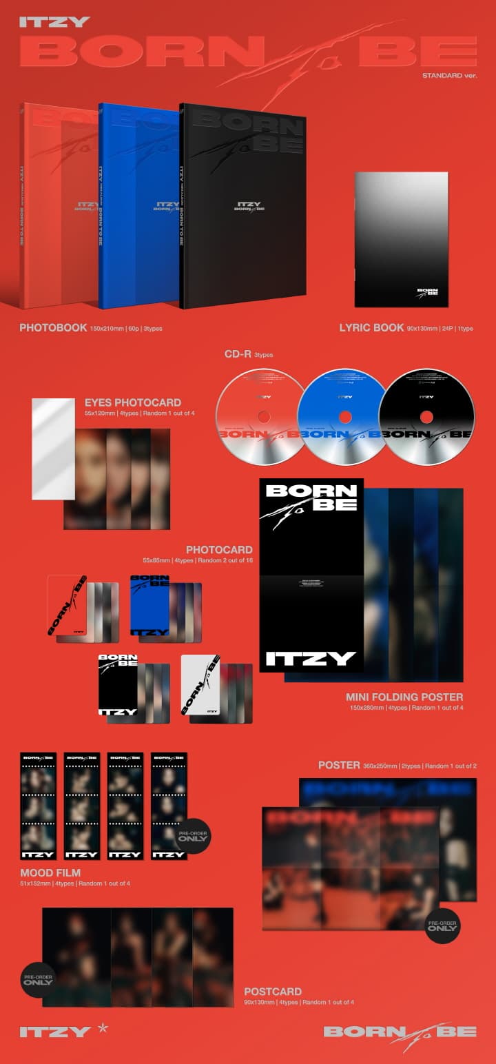 Itzy - Born To Be (standard / 3 Types