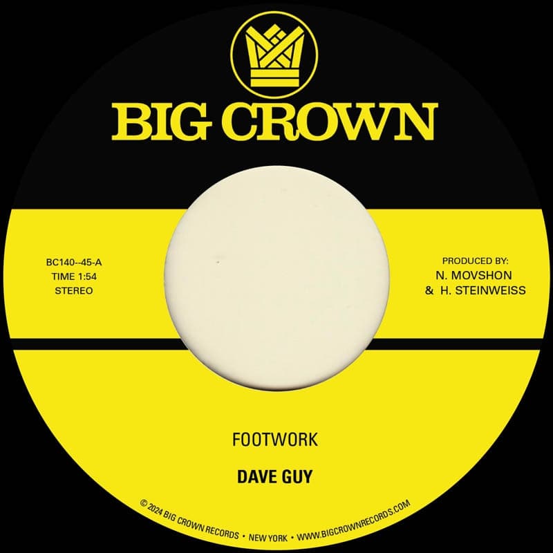 Dave Guy - Footwork / Morning Glory (7" Single)
