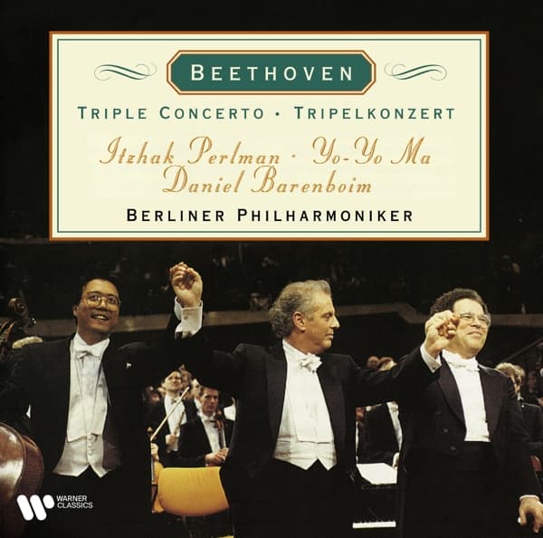 Itzhak Perlman, Yo-Yo Ma, Berliner Philharmoniker & Daniel Barenboim - Beethoven: Triple Concerto (LP)