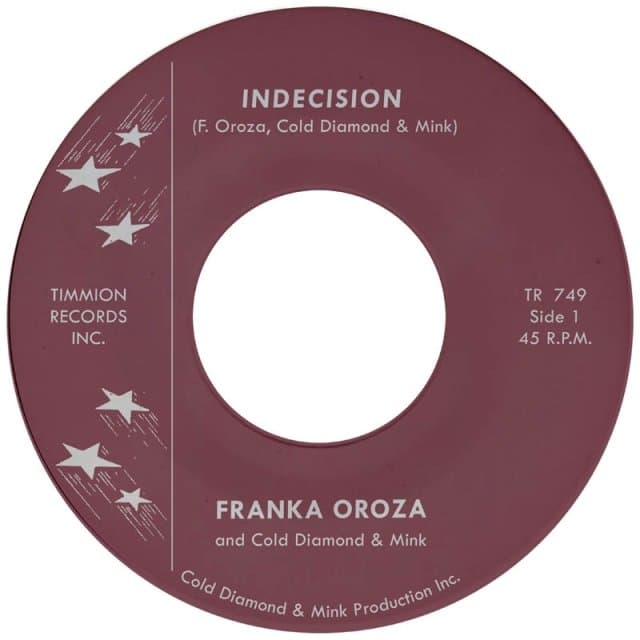 Frankie Oroza & Cold Diamond & Mink - Indecision (7" Single)