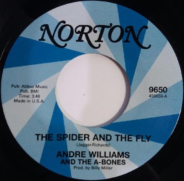 Andre Williams & The Greasy Chickens - The Spider And The Fly / Andre's Blues (7" Single)
