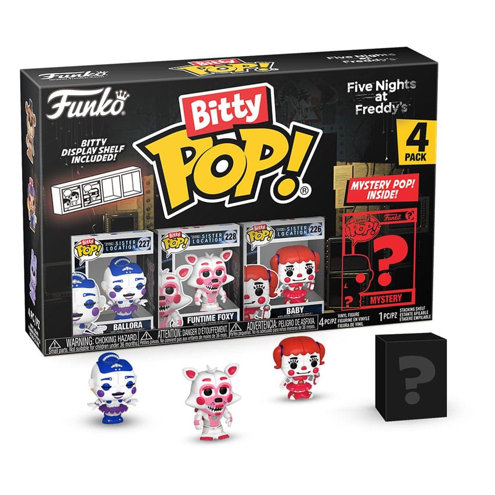 Bitty Pop Five Nights At Freddys - Bitty Pop Five Nights At Freddys Ballora 4 Pack