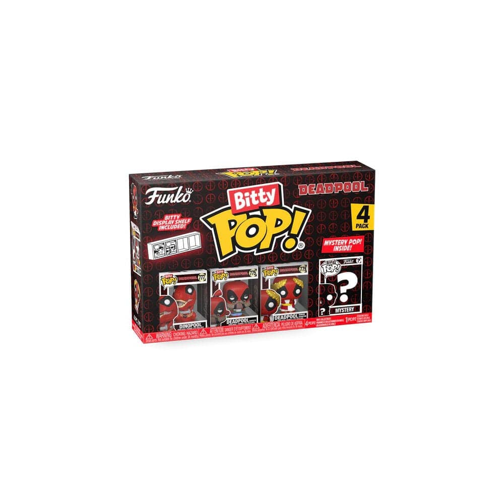 Bitty Pop Deadpool - Funko Bitty Pop Deadpool Dinopool 4 Pack