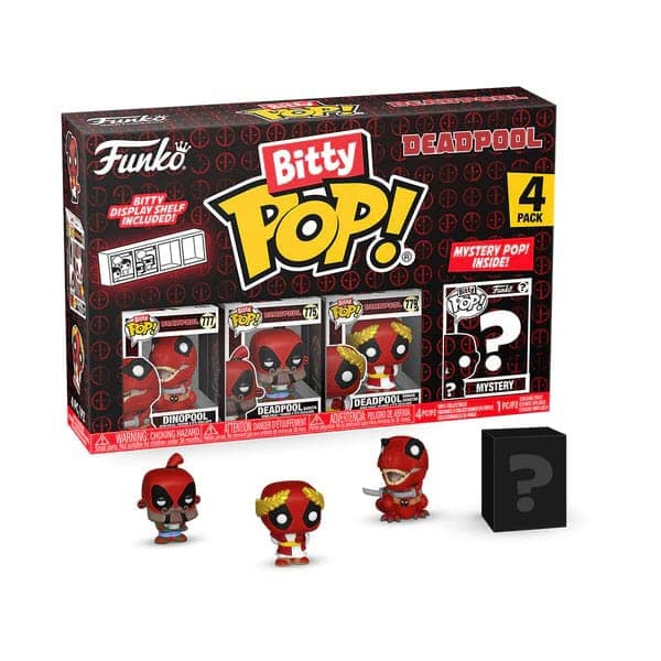 Bitty Pop Deadpool - Funko Bitty Pop Deadpool Dinopool 4 Pack