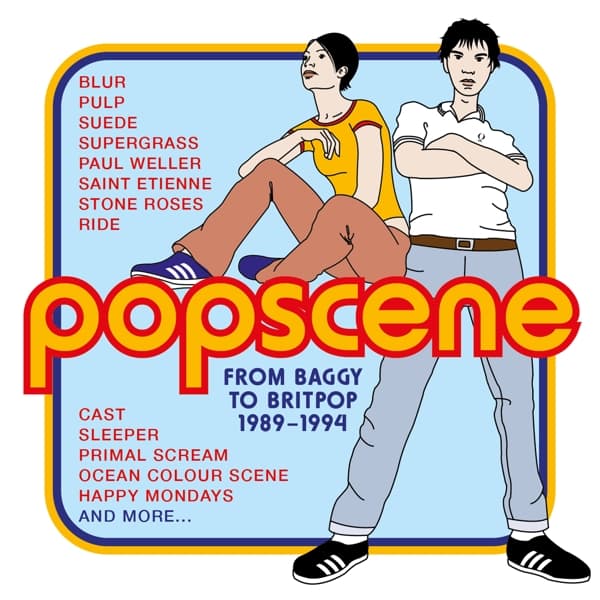 Various Artists - Popscene: From Baggy To Britpop 1989-1994 (4 CD)