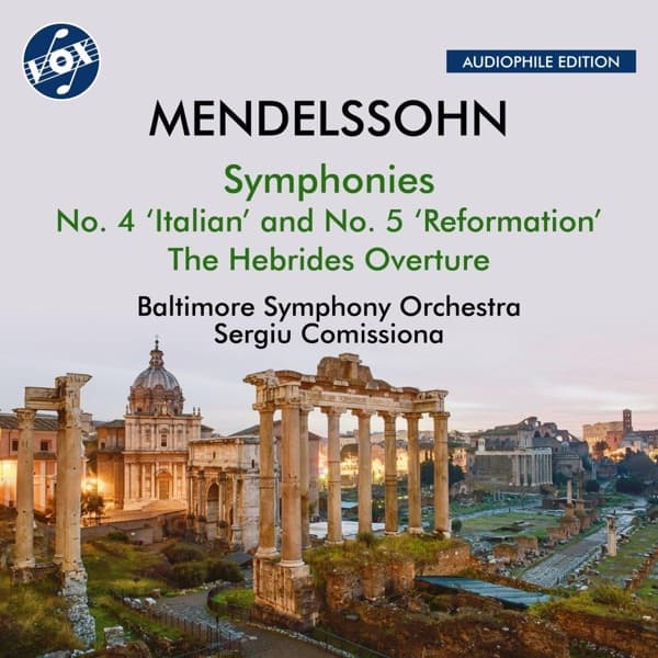 Baltimore Symphony Orchestra, Sergiu Comissiona - Mendelssohn: Symphony No. 4 Italian | Symphony No. 5, Reformation (CD)
