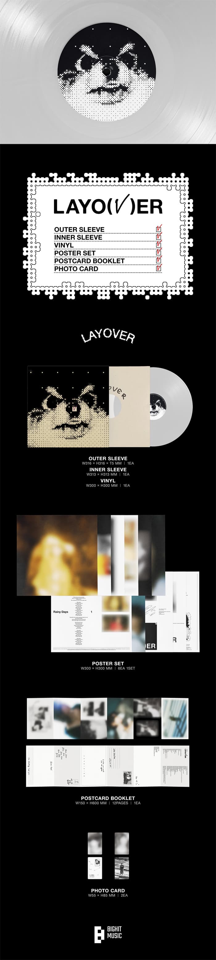 V - Layover (LP) (Coloured Vinyl)