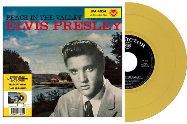 Elvis Presley - EP Etranger N16 - Peace In The Valley (US) (7" Single) (Coloured Vinyl) (Limited Edition)
