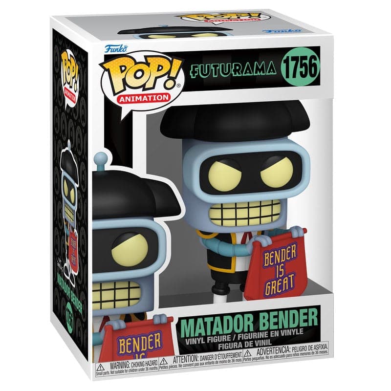 Funko  Animation Futurama Matador Bender POP Vinyl Figures