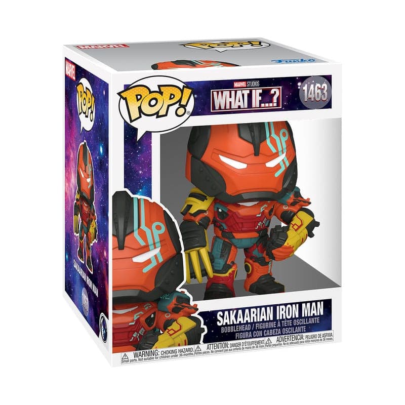 What If...? Oversized Pop! Animation Vinyl Figure Sakaarian Iron Man 15 Cm