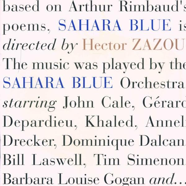Hector Zazou - MTM Vol.32 - Sahara Blue (CD)