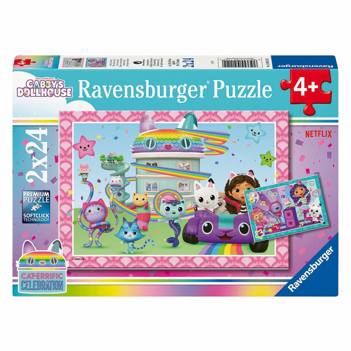 Ravensburger Legpuzzel Gabby's Poppenhuis, 2x24st.