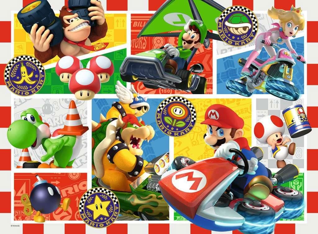 Ravensburger Legpuzzel XXL Mario Kart, 150st.