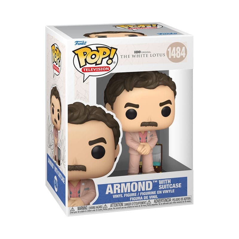 White Lotus Pop! Tv Vinyl Figur Armond W/suitcase