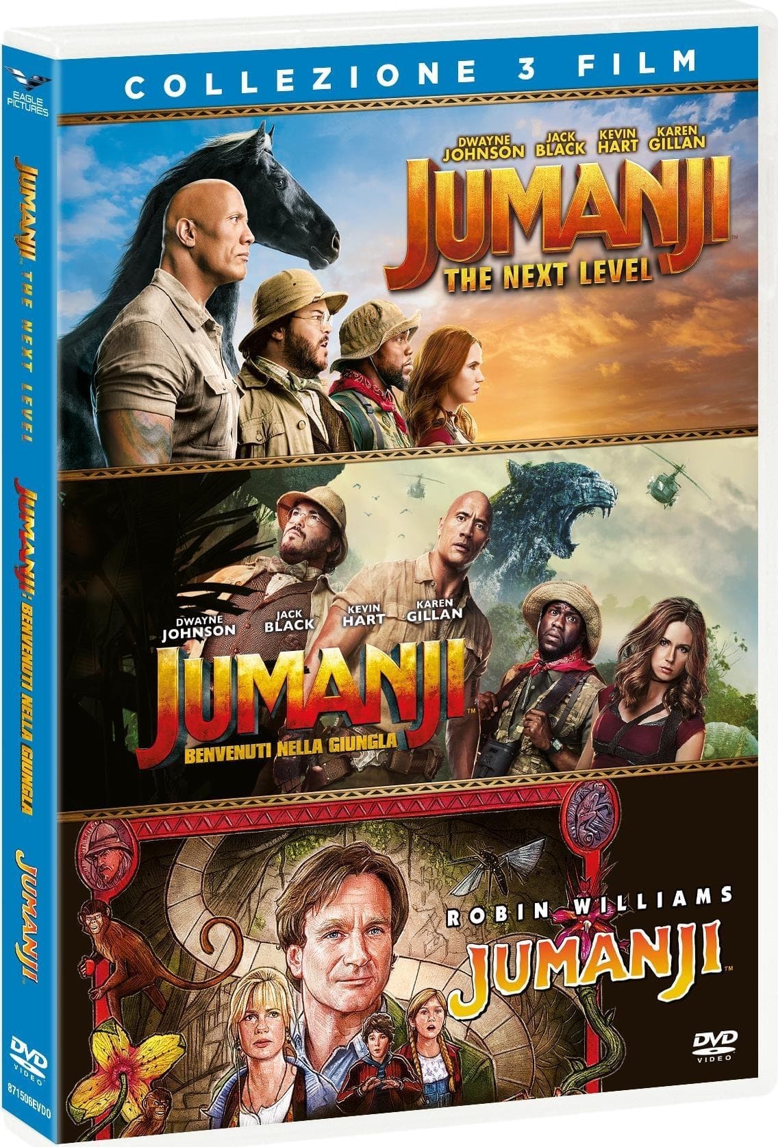 Cast - Jumanji Collect. (box 4 Dv) (Import)