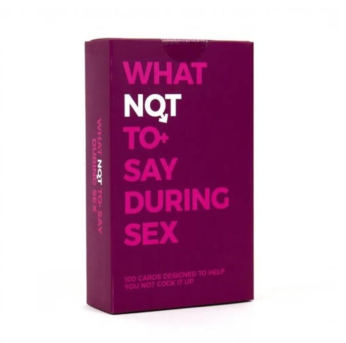 What Not To Say During Sex (Gift Republic)